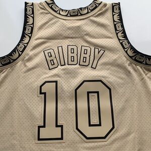 Mike Bibby Vancouver Grizzlies Mitchell & Ness Khaki Jersey